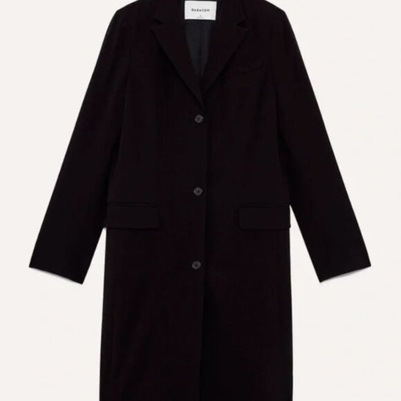 Aritzia Babaton Trent Long Blazer Jacket Black Size 0 - Picture 3 of 10